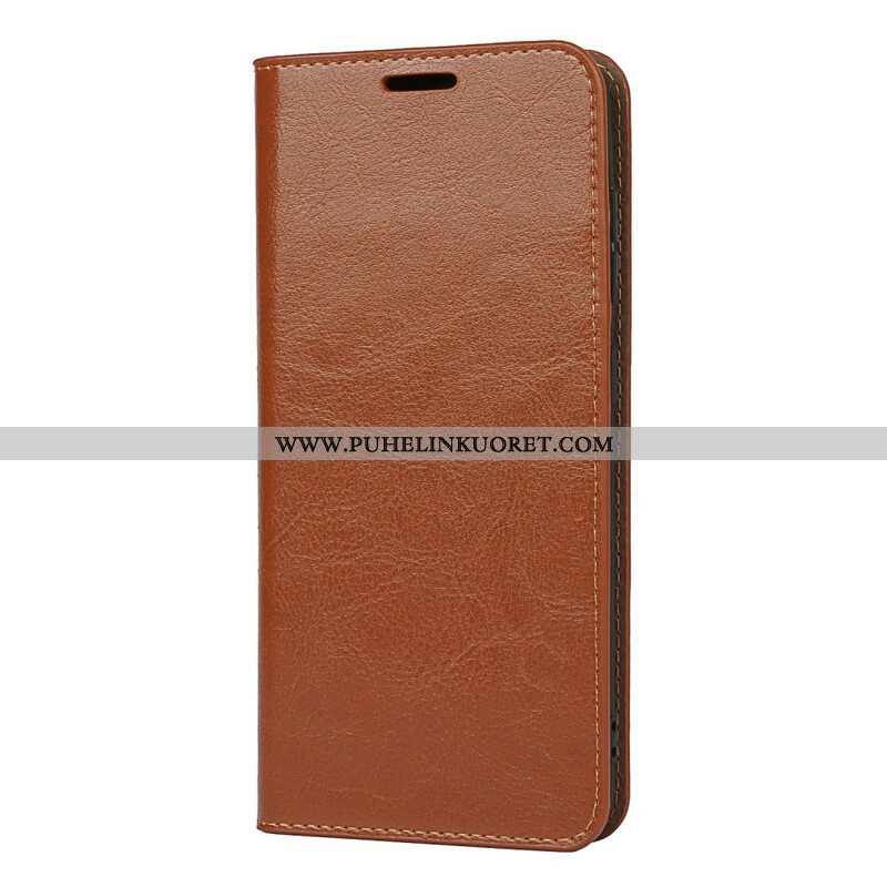 Puhelinkuoret Samsung Galaxy S21 FE Kotelot Flip Aito Nahka