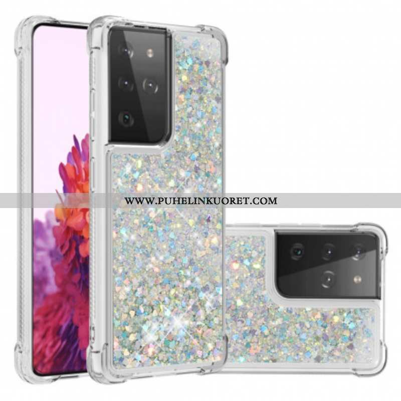 Case Samsung Galaxy S21 Ultra 5G Desires Paljetteja