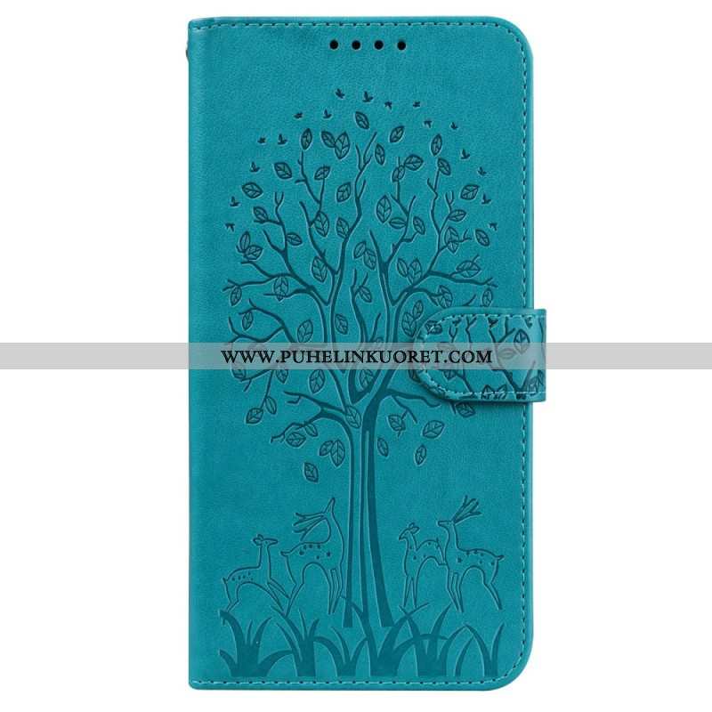 Kotelot Samsung Galaxy S22 5G Puu Ja Hirvi