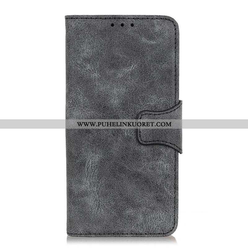 Kotelot Samsung Galaxy S22 5G Vintage Haljasnahkaa