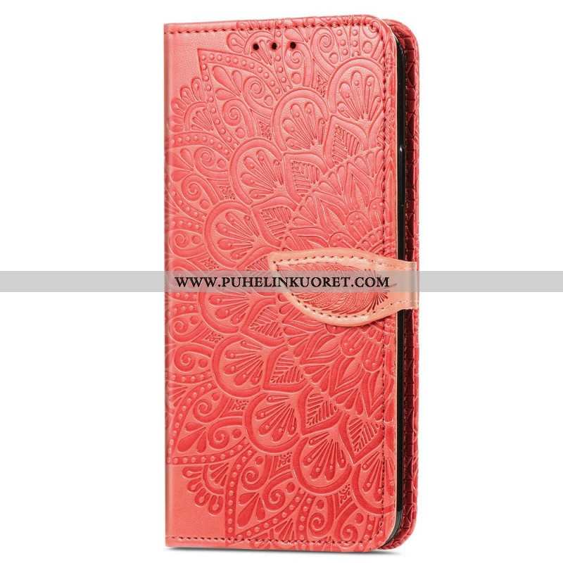 Nahkakotelo Samsung Galaxy S22 Ultra 5G Heimojen Lehdet