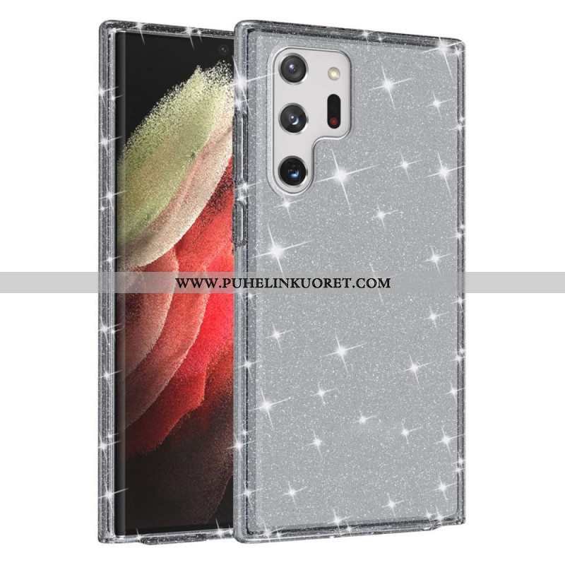 Kuori Samsung Galaxy S22 Ultra 5G Läpinäkyvät Paljetit