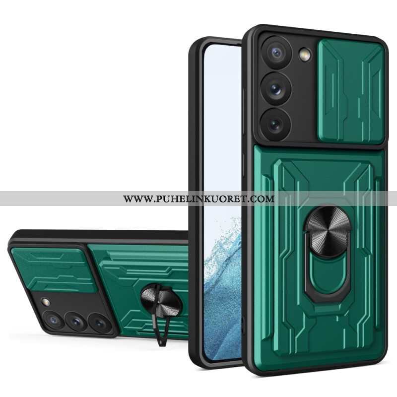 Kuori Samsung Galaxy S23 5G Kameran Kansi Ja Teline