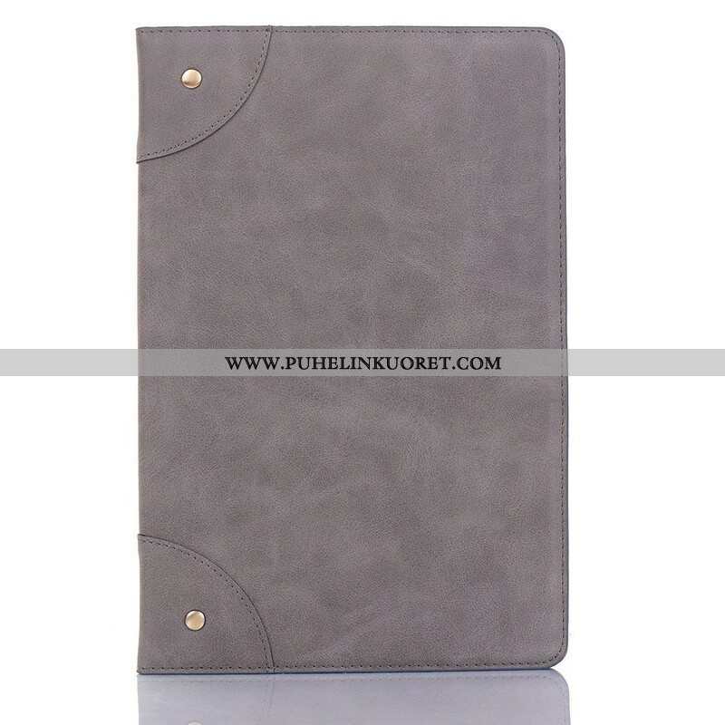 Kuoret Samsung Galaxy Tab A7 Lite Keinonahkaiset Vintage-niitit