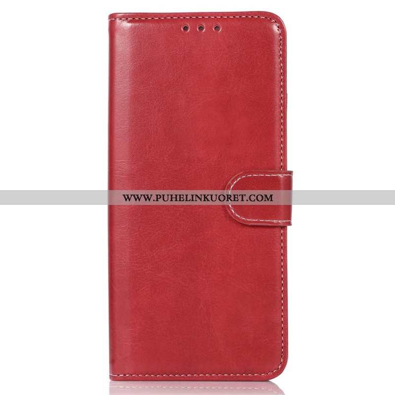 Kotelot Sony Xperia 1 IV Nahkatyyliset Paljaat Saumat