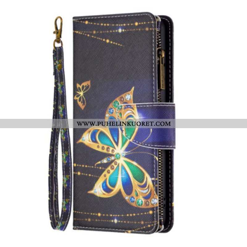 Kotelot Xiaomi 13 Lite Lompakkokotelo Golden Butterflies Lompakko