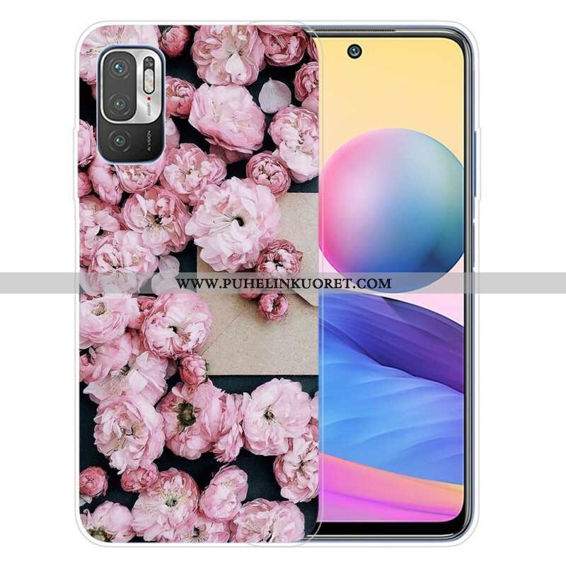 Kuori Xiaomi Redmi Note 10 5G Voimakkaat Kukat