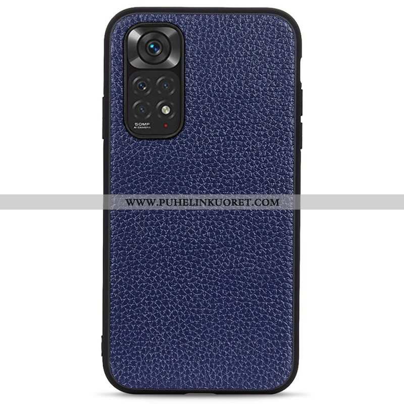 Case Xiaomi Redmi Note 11 / 11S Aitoa Litsi-nahkaa