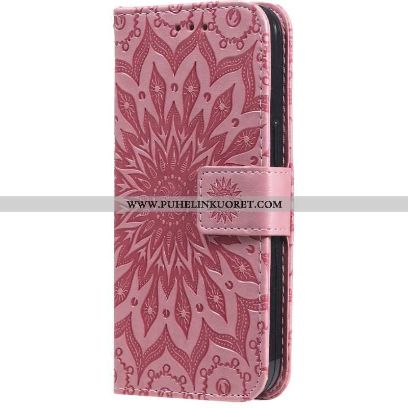 Kotelot Xiaomi Redmi Note 12 5G Aurinko Kaulanauhan Kanssa