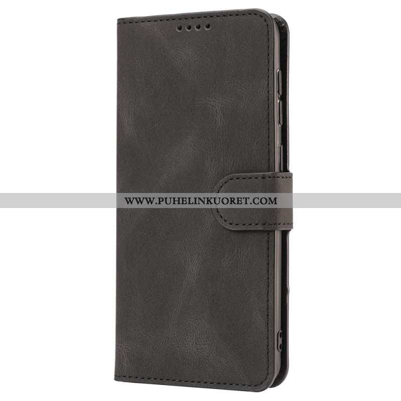 Nahkakotelo Xiaomi Redmi Note 12 5G Suojaketju Kuori Retro Strappy