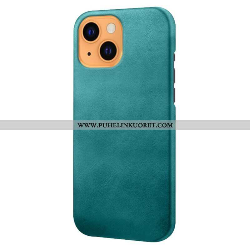 Kuori iPhone 13 Mini Ksq-nahkaefekti