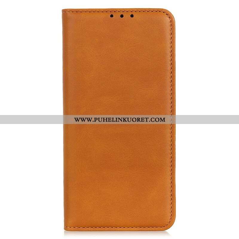 Puhelinkuoret iPhone 13 Pro Max Kotelot Flip Litsi Haljasnahkaa