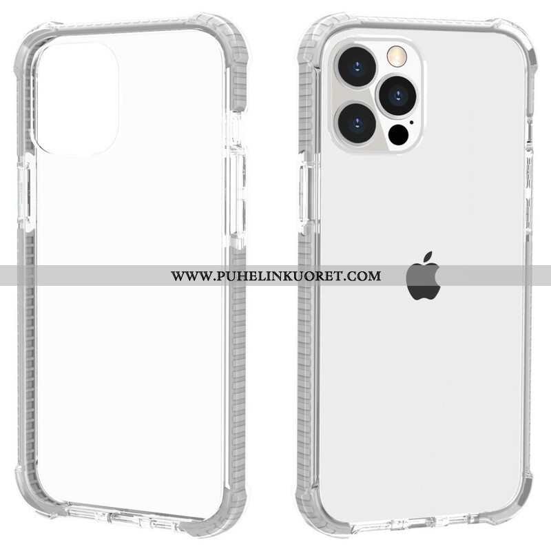 Kuori iPhone 13 Pro Läpinäkyvät Silikonireunat