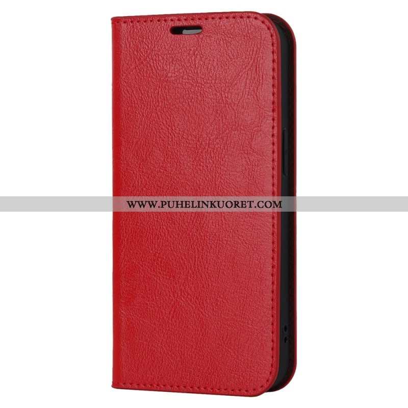 Puhelinkuoret iPhone 14 Plus Kotelot Flip Aito Nahka