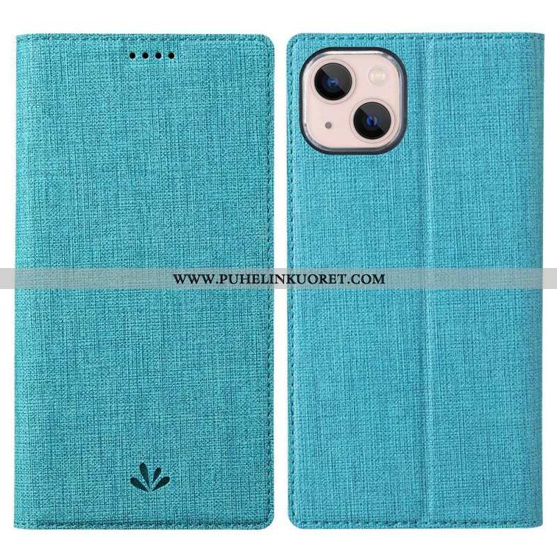 Puhelinkuoret iPhone 14 Plus Kotelot Flip Teksturoitu Vili Dmx