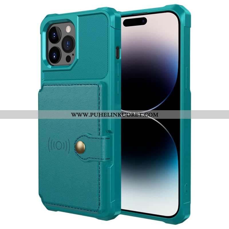 Kuori iPhone 14 Pro Max Integroitu Korttipidike