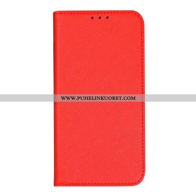 Puhelinkuoret iPhone 14 Kotelot Flip Teksturoitu